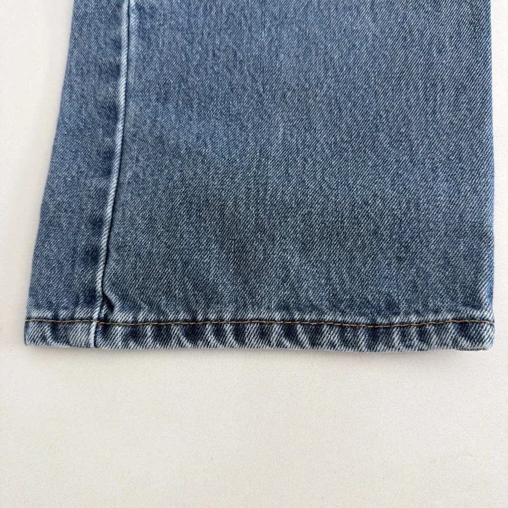 Levis 505 Jeans Pants Regular Fit Straight Leg Medium Stonewash Mens 42x30